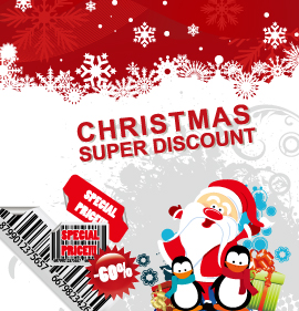 free vector Vector christmas discount sales calendar